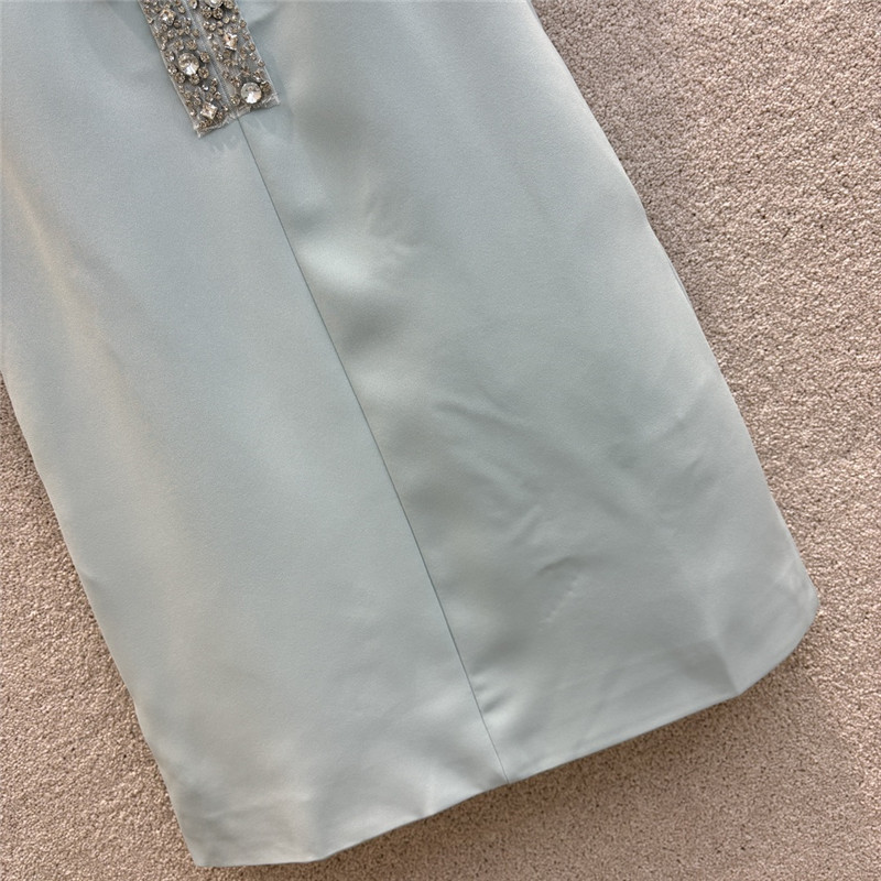 Va1e*ntin0 bow french short sleeve dress replica clothing