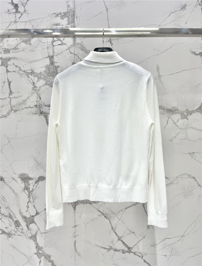 Ce1i*e knitted pullover high collar design long sleeves replica clothes