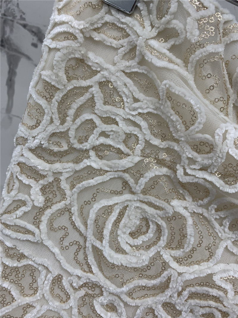 Y51 floral jacquard tube top dress replicas clothes