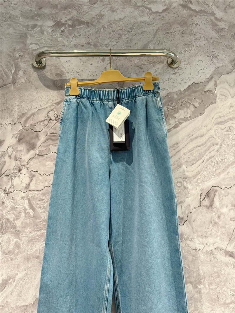 Pra*a wide leg straight jeans replica d&g clothing