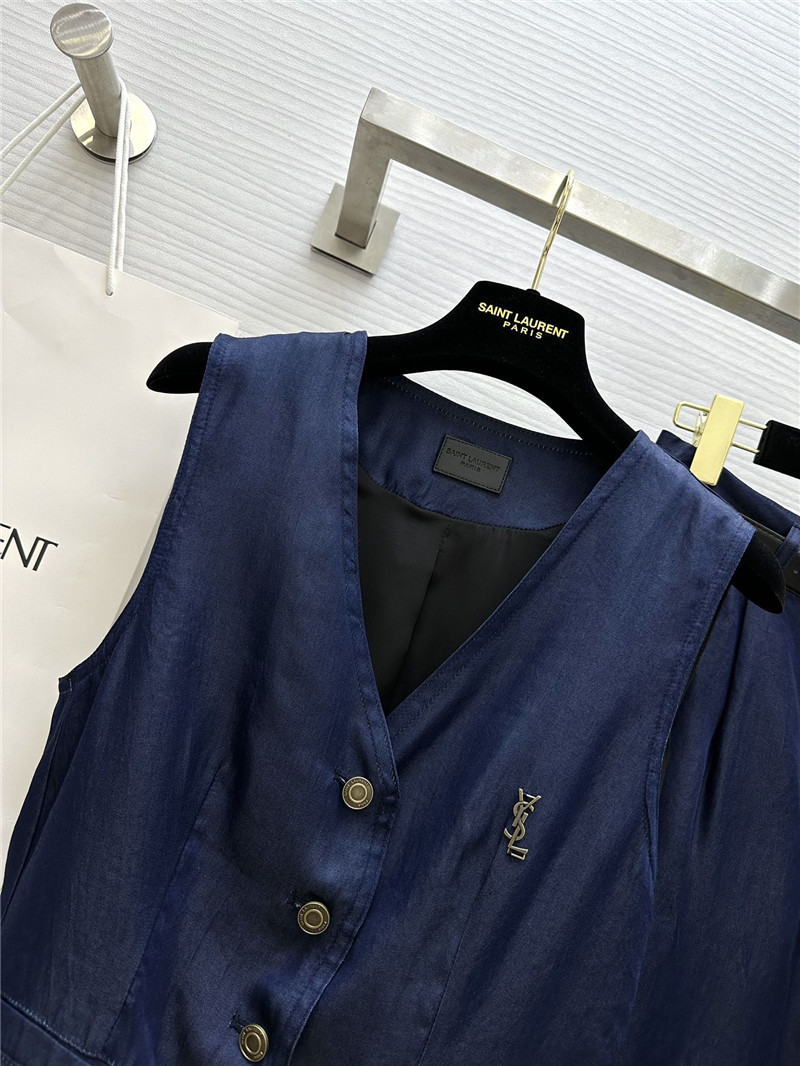 Y51 tencel cotton denim suit replica designer clothes