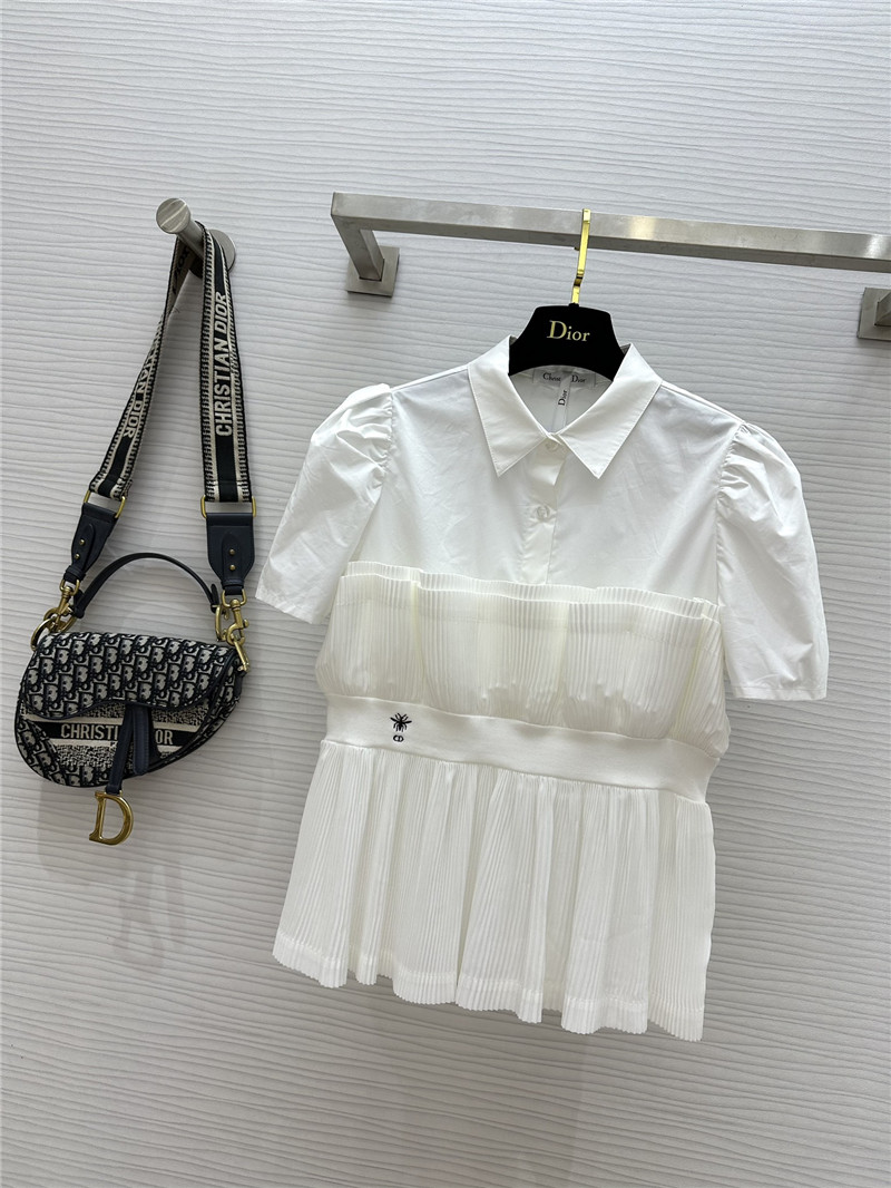 D10r fake two piece short sleeve shirt replica d&g clothing
