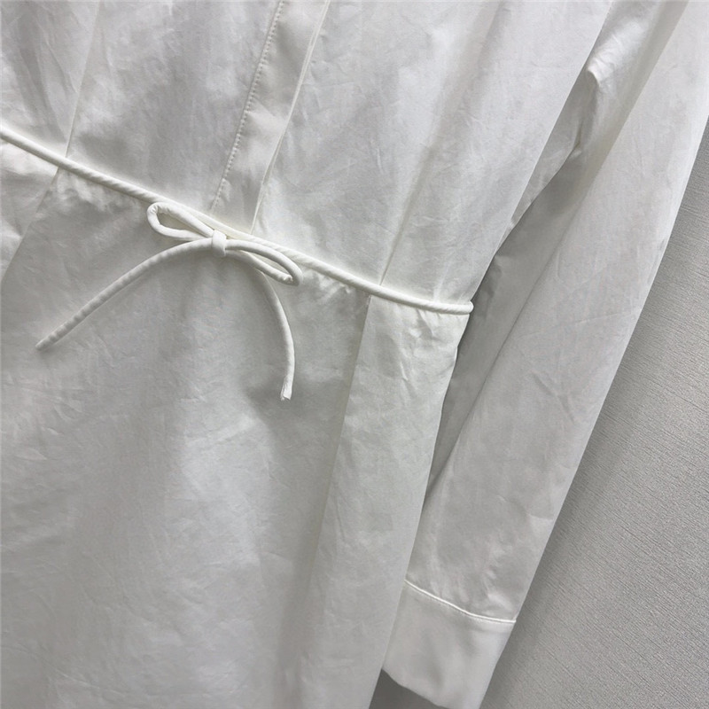 Va1e*ntin0 waist bow shirt dress replica clothes