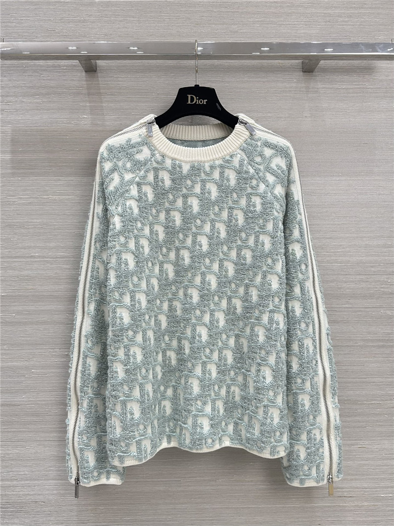 D10r monogram three-dimensional jacquard sweater replica clothes