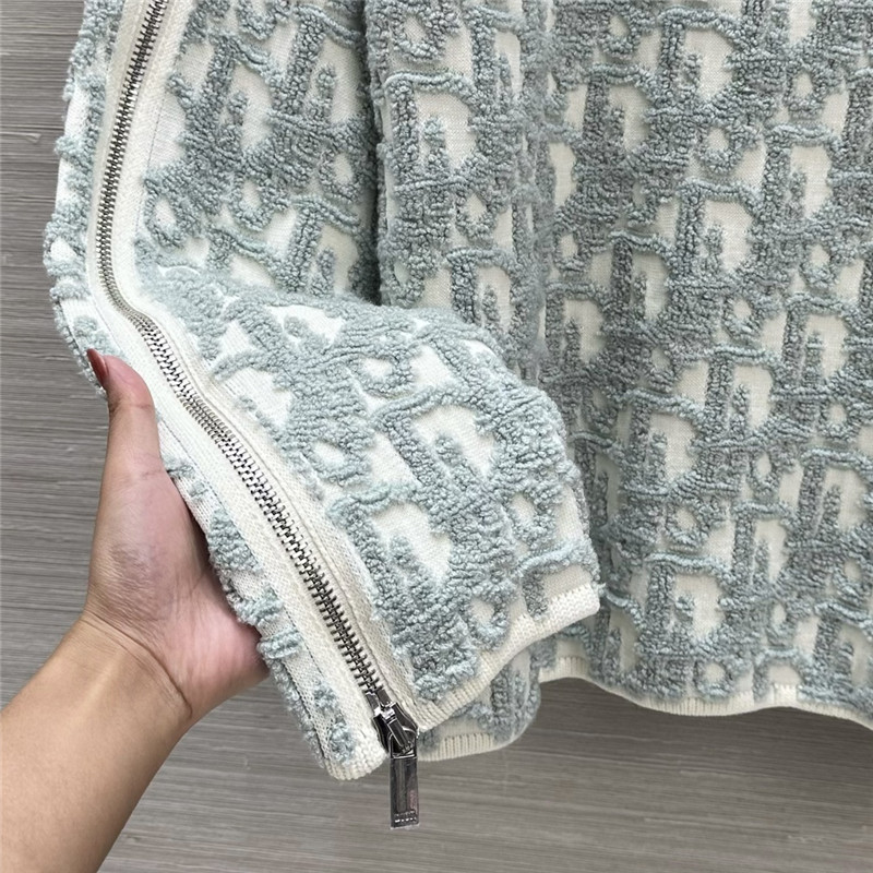 D10r monogram three-dimensional jacquard sweater replica clothes