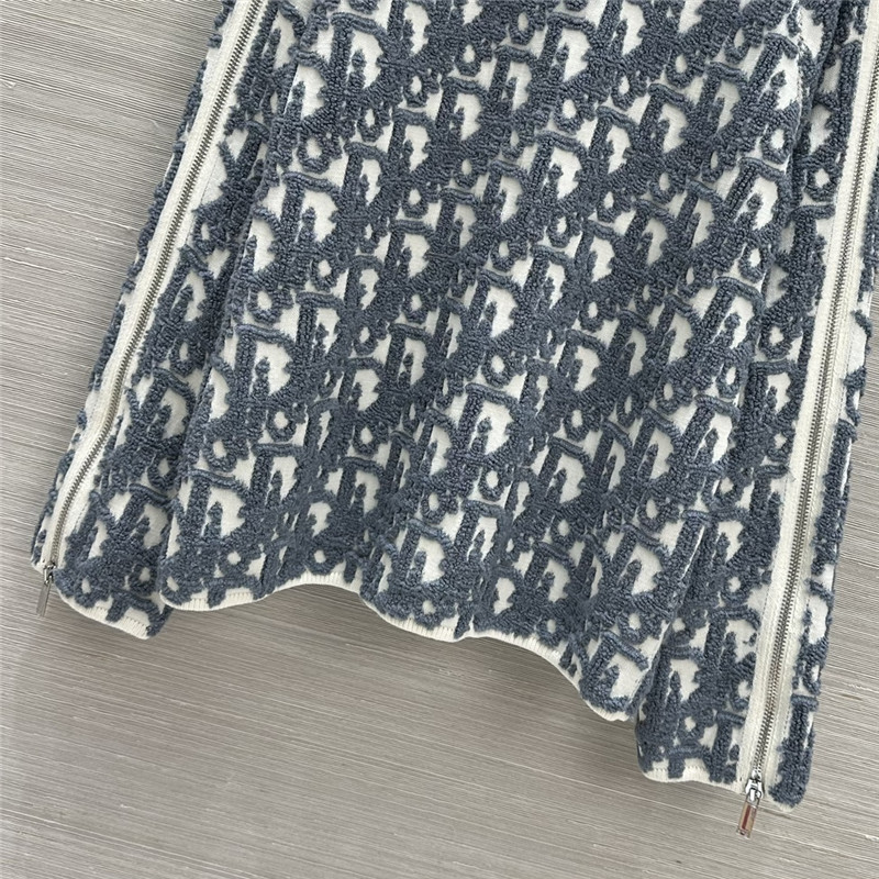 D10r monogram three-dimensional jacquard sweater replica clothes