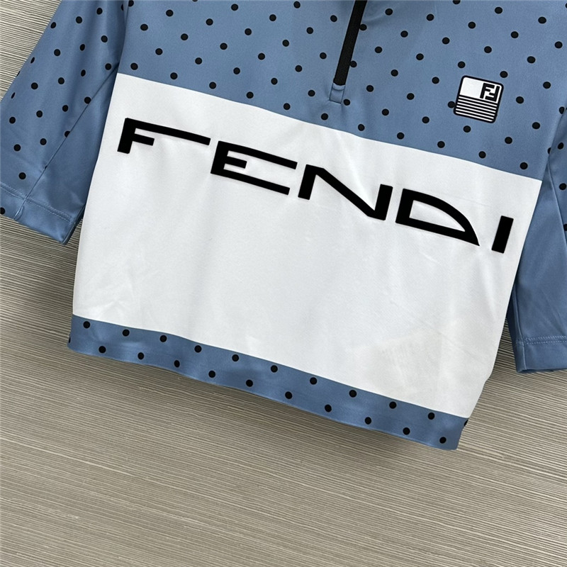 F**di high waist printed yoga top replicas clothes