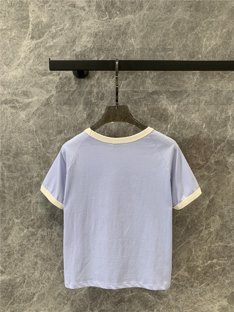Ce1i*e round neck short sleeve t-shirt replica designer clothes