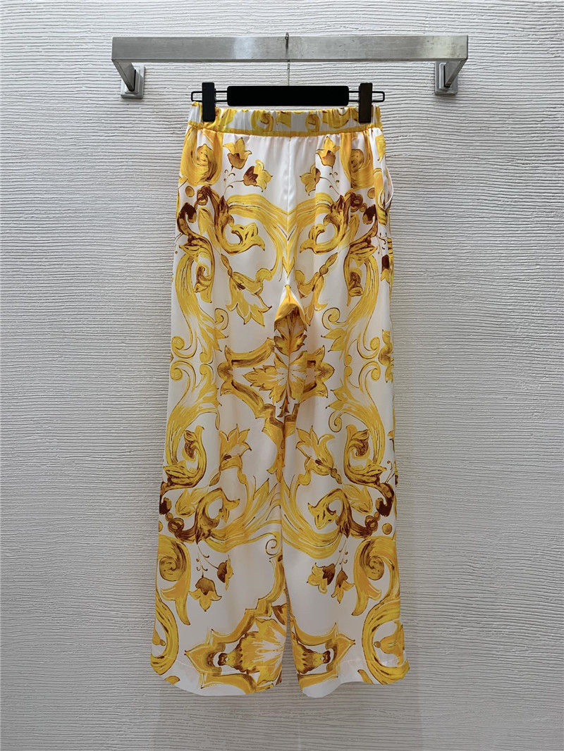 Dolce & Gabbana d&g pajama style home wear set replicas clothes
