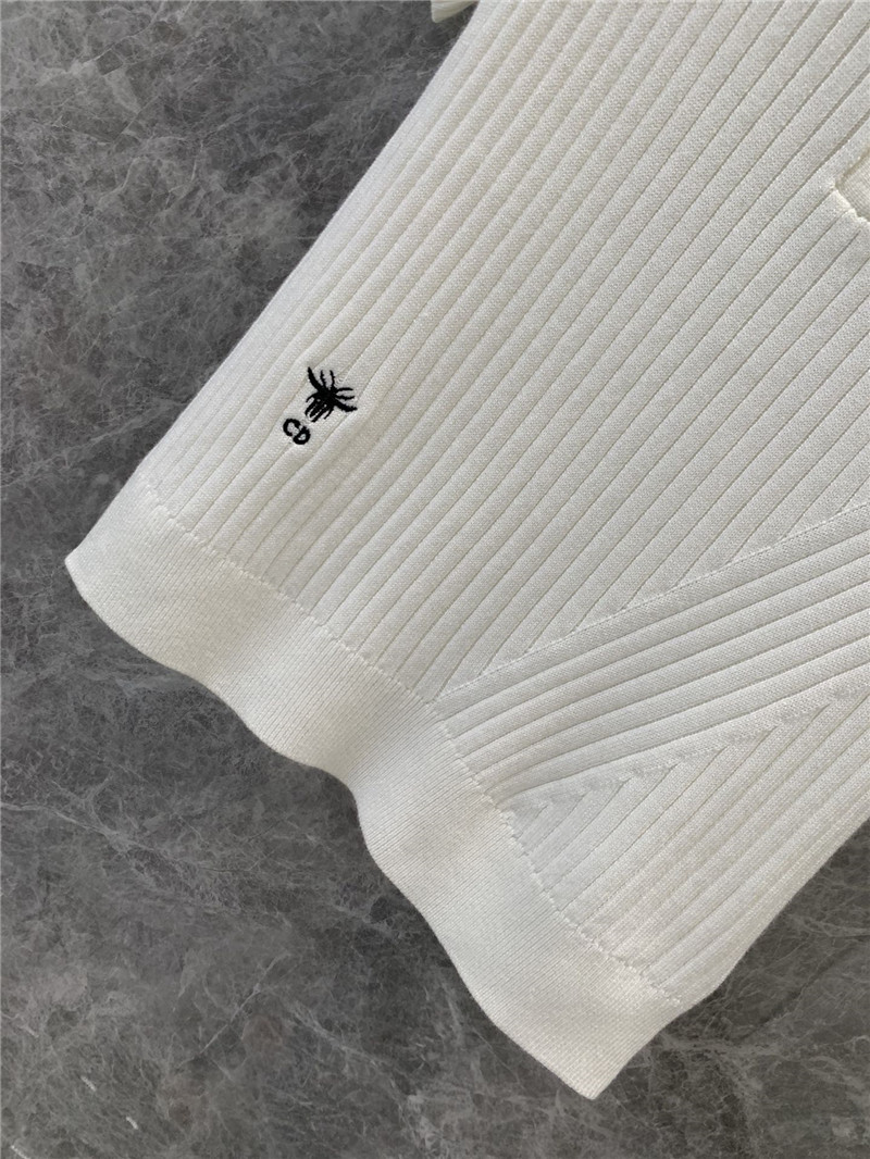 D10r knitted polo collar short-sleeved top replica d&g clothing