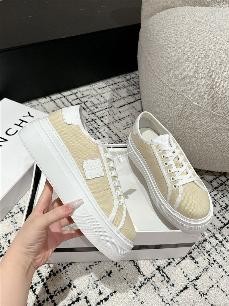 Givenchy City Denim Platform Sneakers