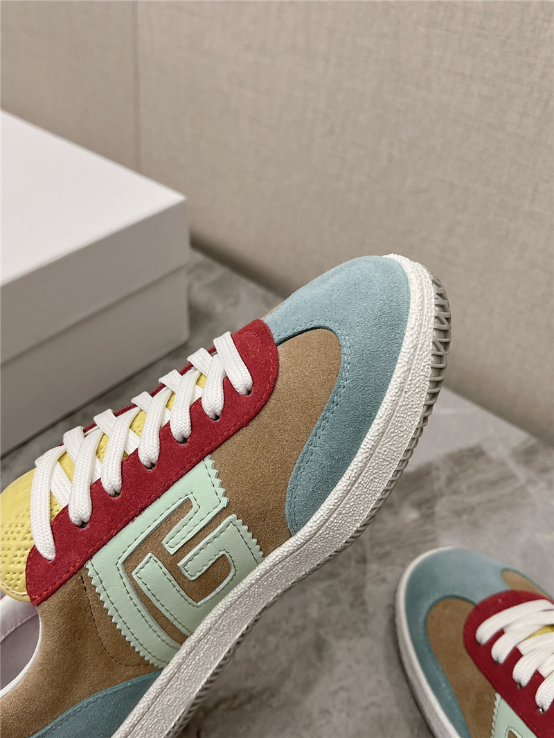 Balmain Multicolor Lace-Up Sneakers