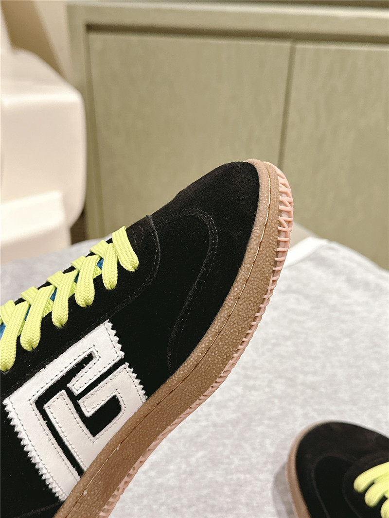 Balmain Black Low-top Lace-up Sneakers