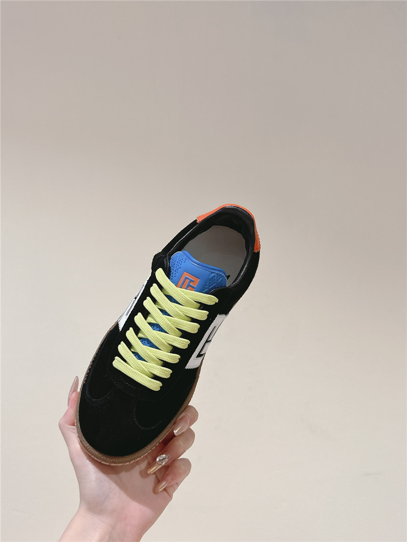 Balmain Black Low-top Lace-up Sneakers