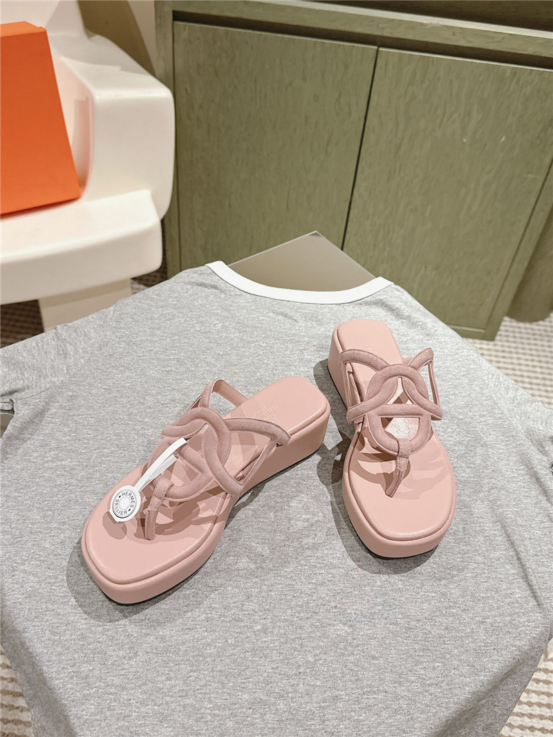 H**me5 gipsy sandal pink goatskin