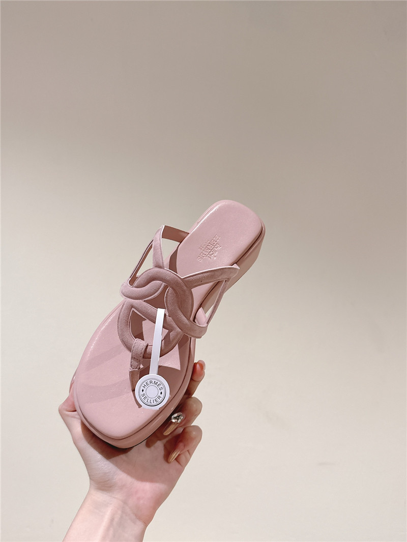H**me5 gipsy sandal pink goatskin