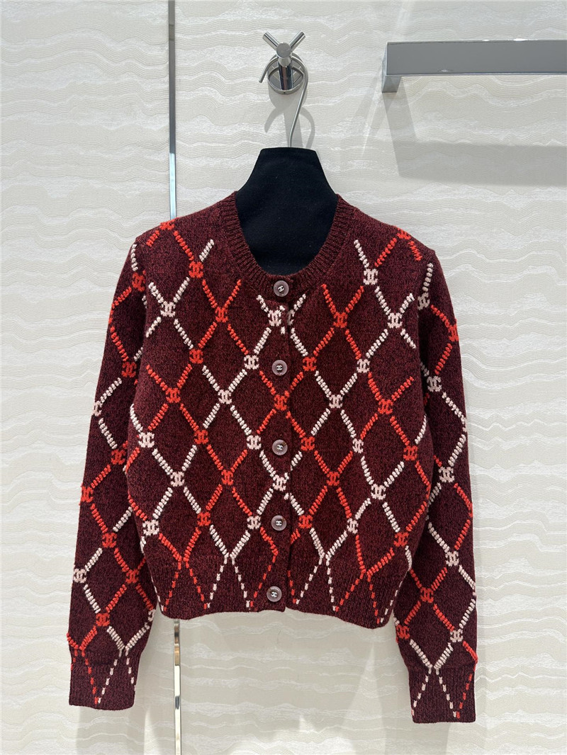 Ch**el handicraft series cashmere cardigan replicas clothes