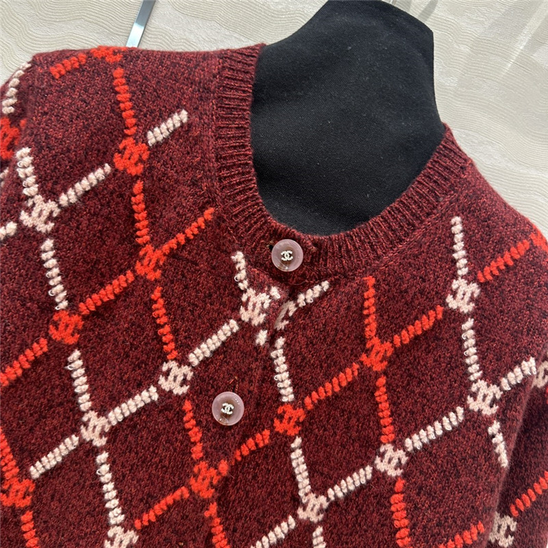 Ch**el handicraft series cashmere cardigan replicas clothes