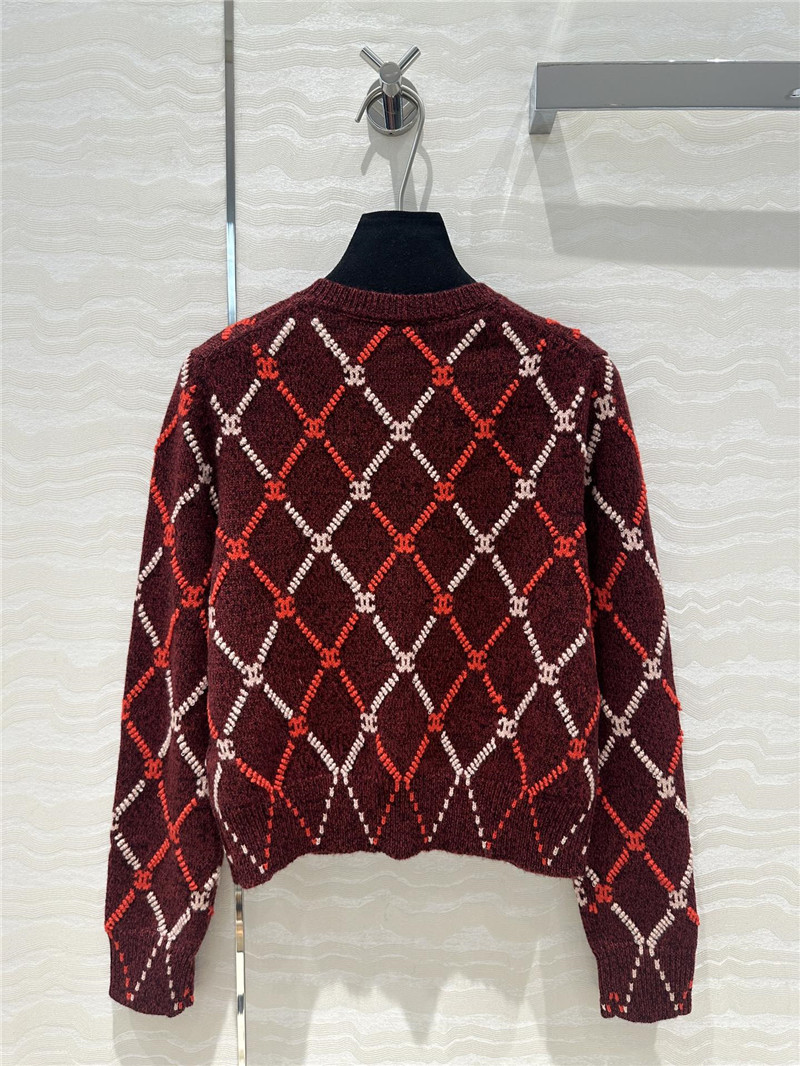 Ch**el handicraft series cashmere cardigan replicas clothes
