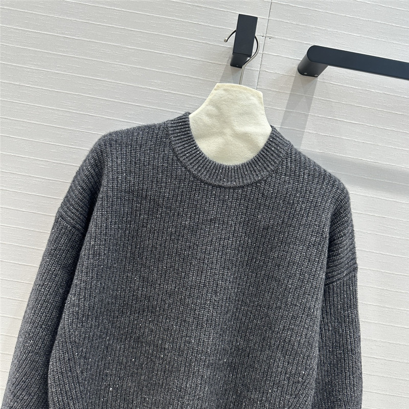 BC sequined cashmere crew neck sweater replicas clothes