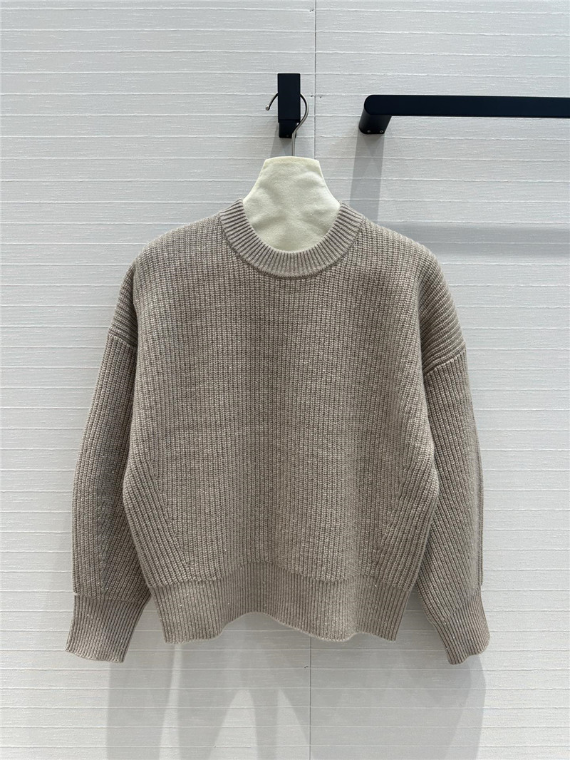 BC sequined cashmere crew neck sweater replicas clothes