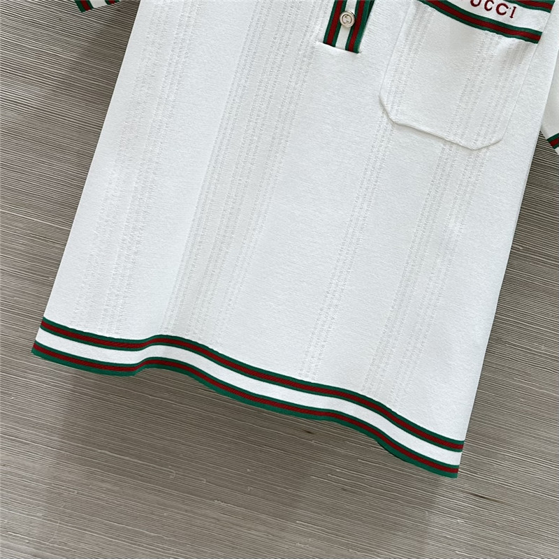 Gvc*1 polo collar small top + skirt set replica designer clothing websites