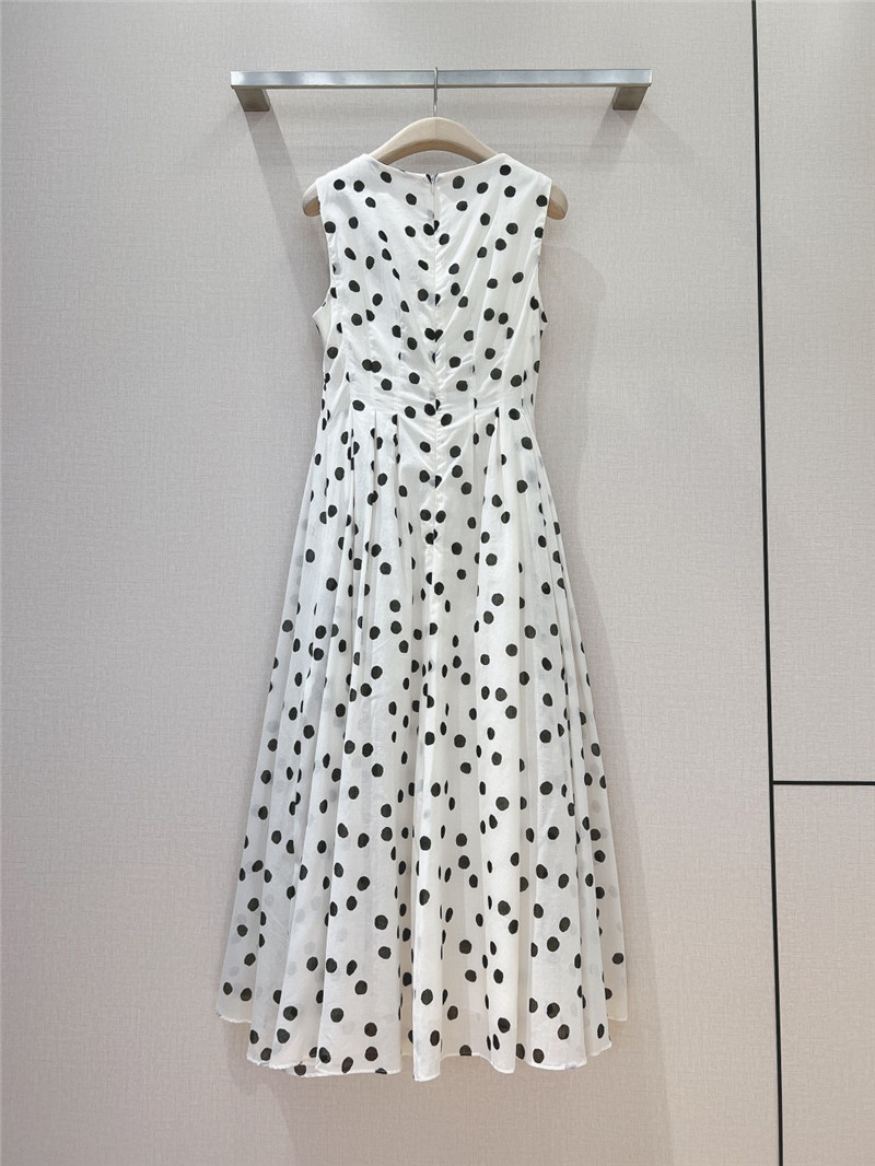 Vanitoo polka dot print dress cheap replica designer clothes
