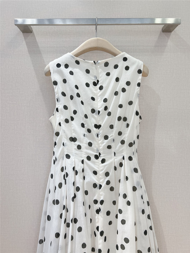 Vanitoo polka dot print dress cheap replica designer clothes
