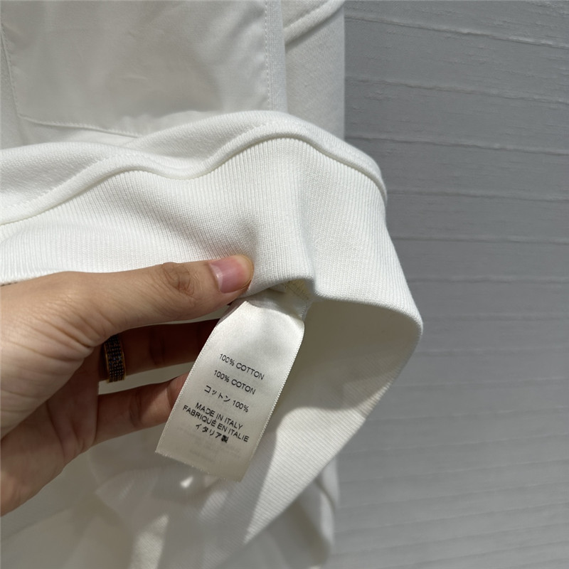 The R0w minimalist white shirt collar sweater replicas clothes