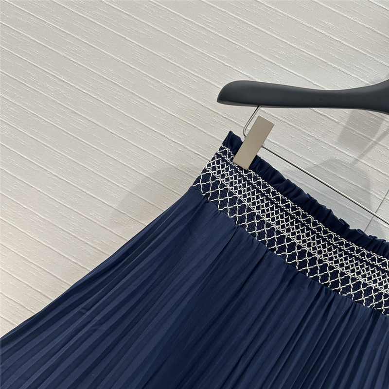 l0vis Vvtt0n lv layered pleated skirt replica d&g clothing