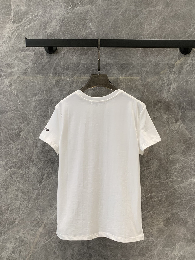 D10r line star print round neck short sleeve t-shirt replica clothing