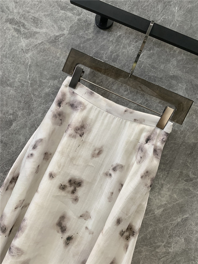 Ch**el chinese style printed skirt replica d&g clothing