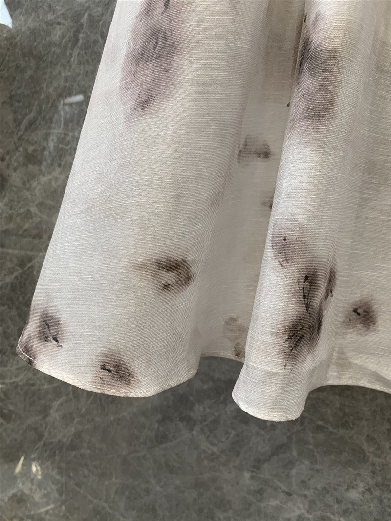 Ch**el chinese style printed skirt replica d&g clothing
