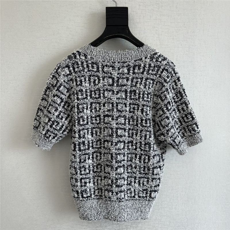 Givenchy short sleeve V cardigan replica d&g clothing