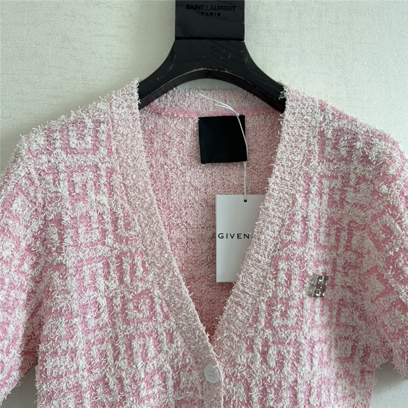 Givenchy short sleeve V cardigan replica d&g clothing