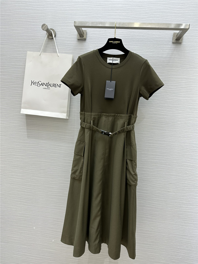 Y51 mid-length short-sleeved dress replica clothes