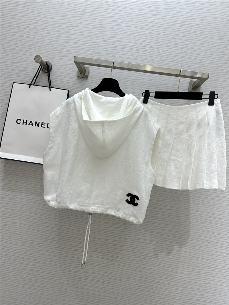 Ch**el vintage linen suit replica designer clothes