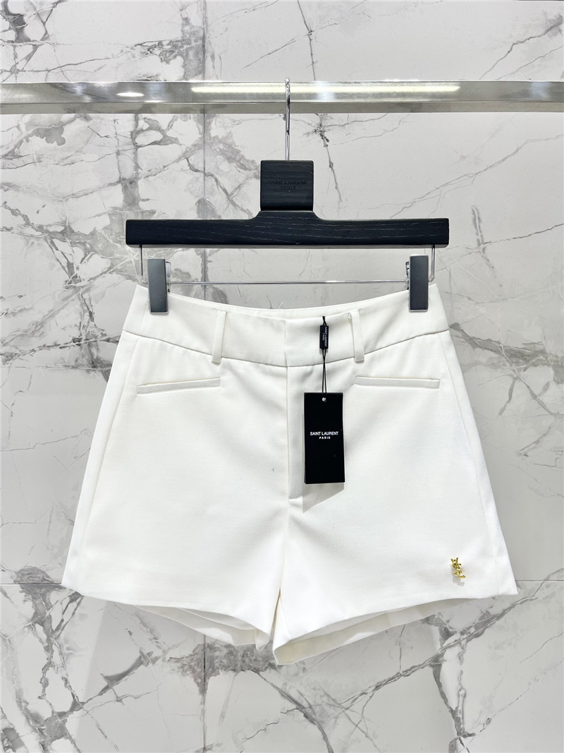 Y51 all-match slim wool shorts replica clothes
