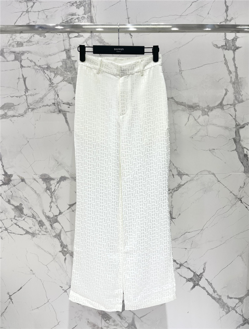 Balmain acetate labyrinth trousers replica d&g clothing