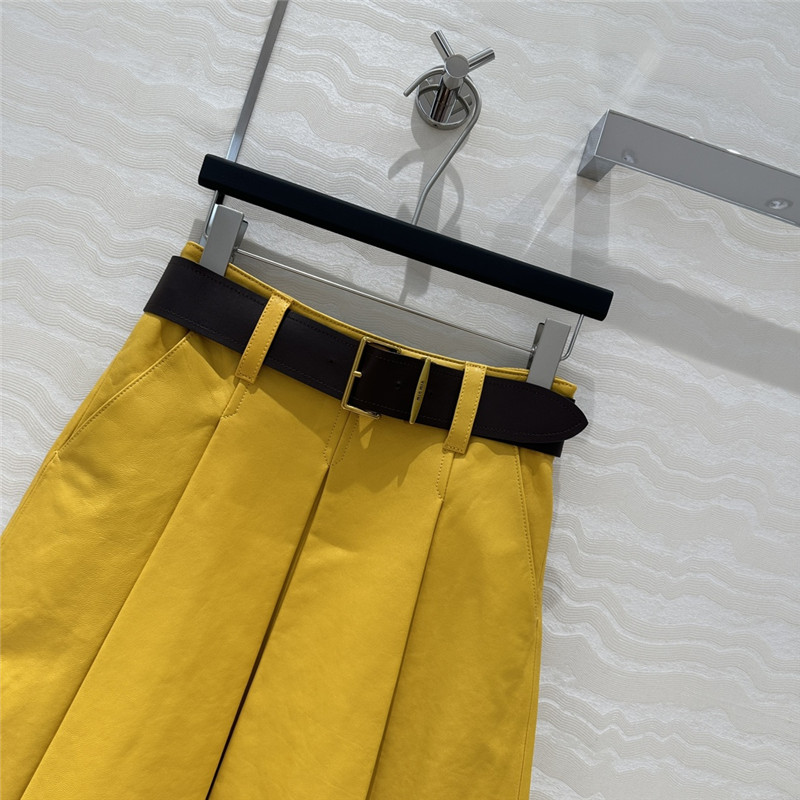 M1um1u lambskin skirt replicas clothes