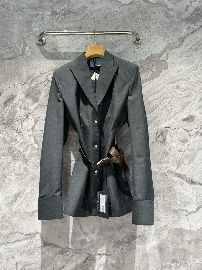 Pra*a worsted wool suit replica d&g clothing