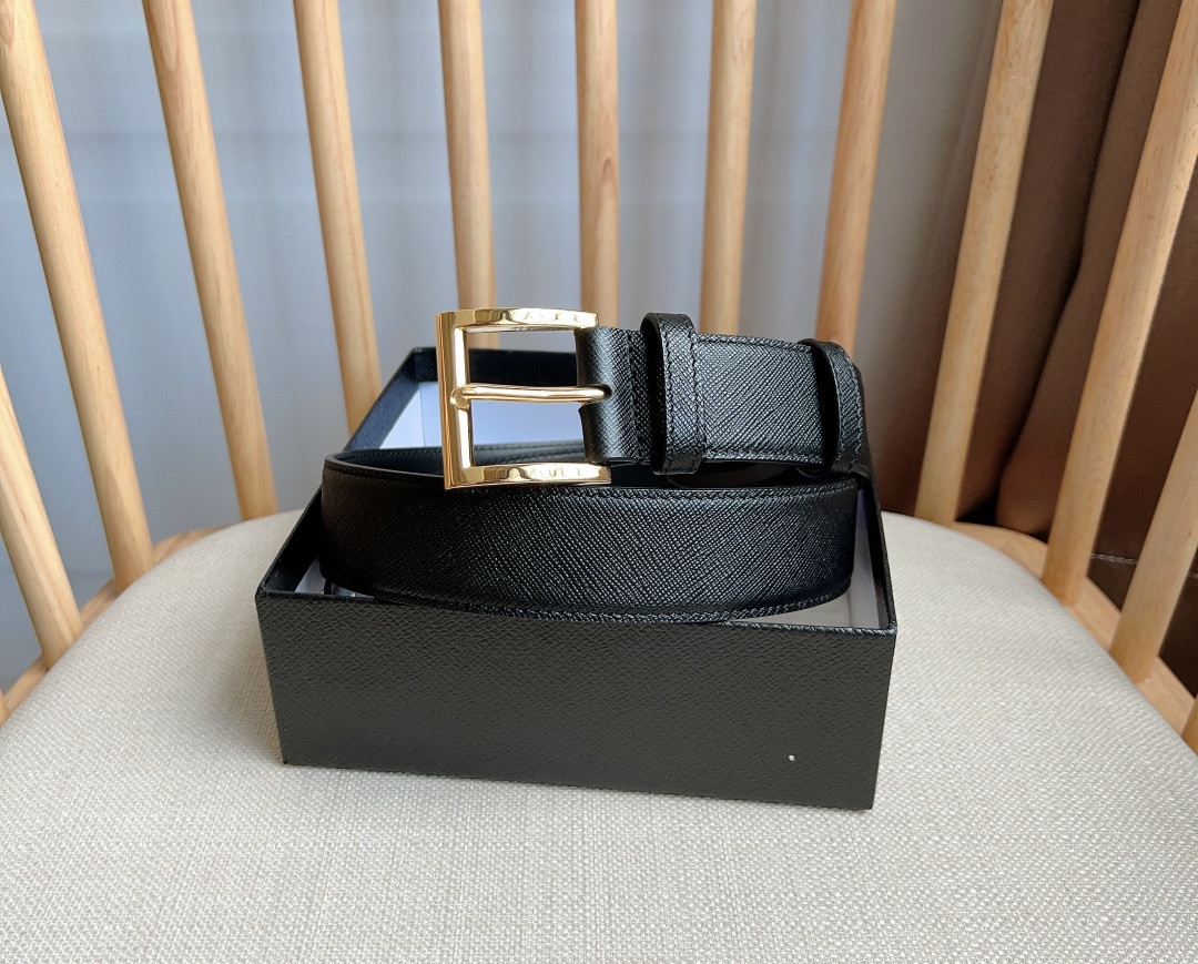 Pra*a triangle logo belt