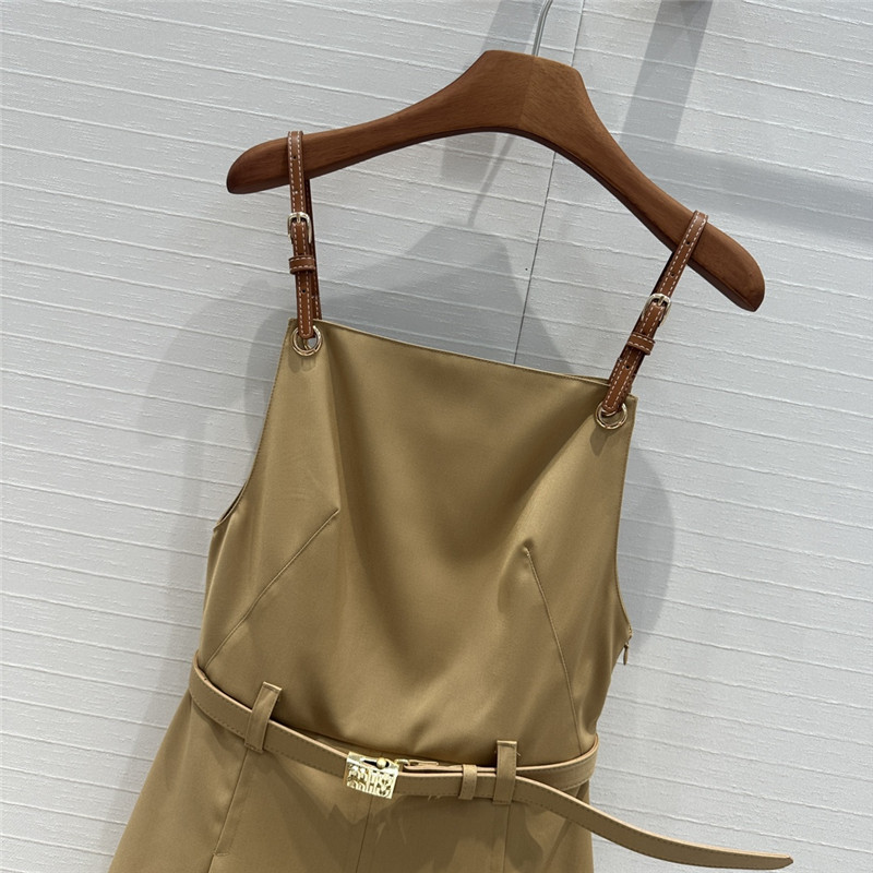 M1um1u suspender dress cheap replica designer clothes