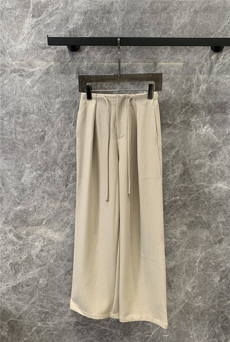 M1um1u micro logo casual wide-leg pants replica designer clothes