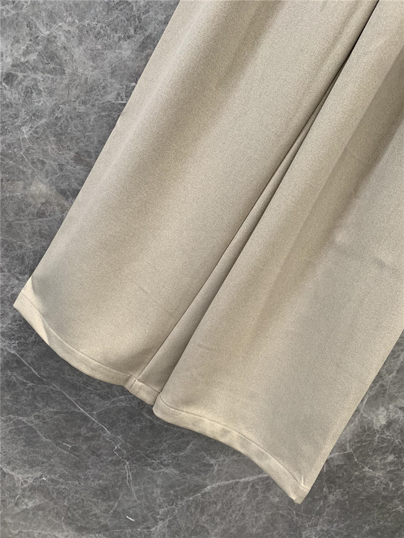 M1um1u micro logo casual wide-leg pants replica designer clothes