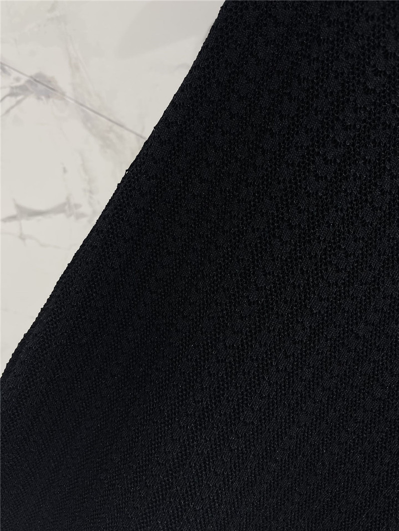 Ch**el double c color chain knitted camisole dress replica clothing