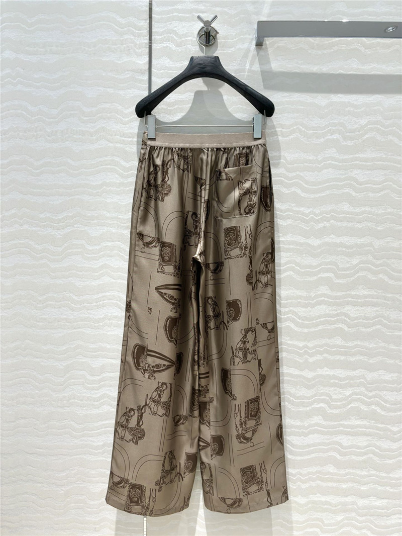 H**me5 silk straight wide-leg pants replicas clothes