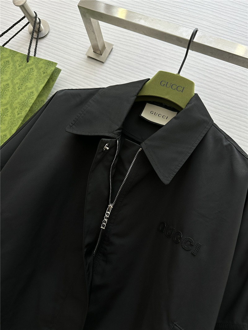 Gvc*1 drawstring zipper lapel jacket replica designer clothes