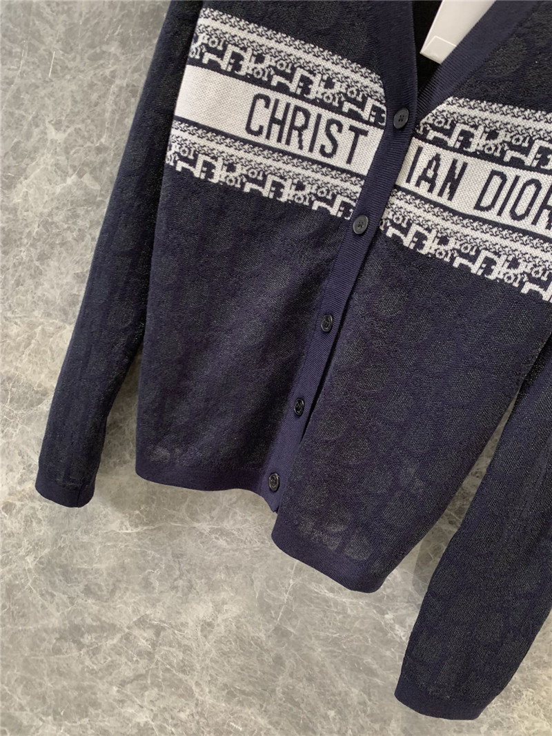 D10r single breasted knitted cardigan replica clothes