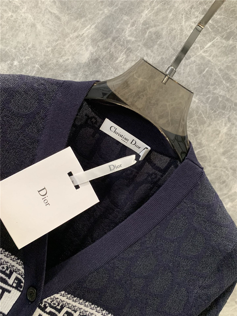 D10r single breasted knitted cardigan replica clothes